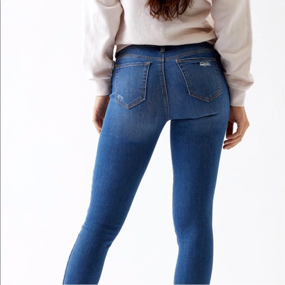 PacSun 89% Cotton Distressed Skinny Jeans - 28 - Picture 5 of 16